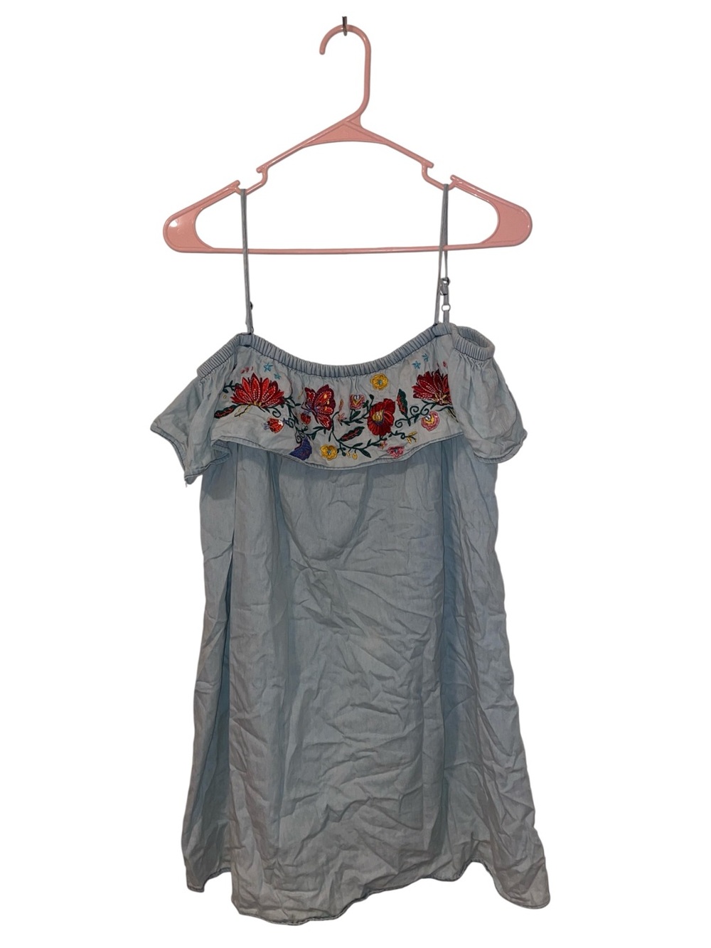 Embroidered Love Chelsea dress